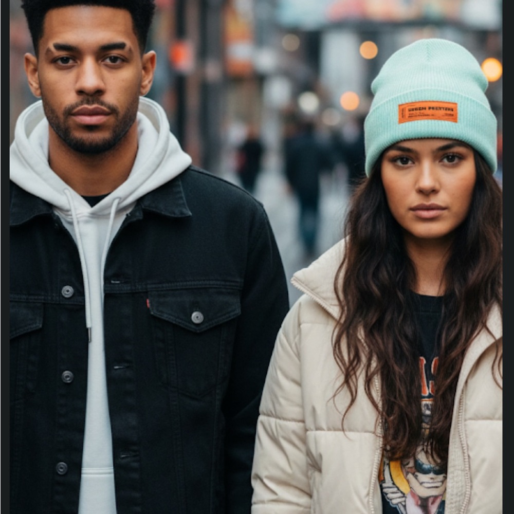 💎 HOST PICK 💎. HERON PRESTON TIE DYE BEANIE TOQUE - Picture 2 of 8